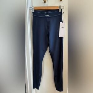 ALO Yoga Navy Airlift High-Waist Suit Up Leggings